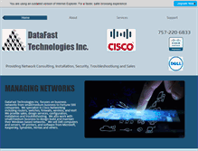 Tablet Screenshot of datafast.com